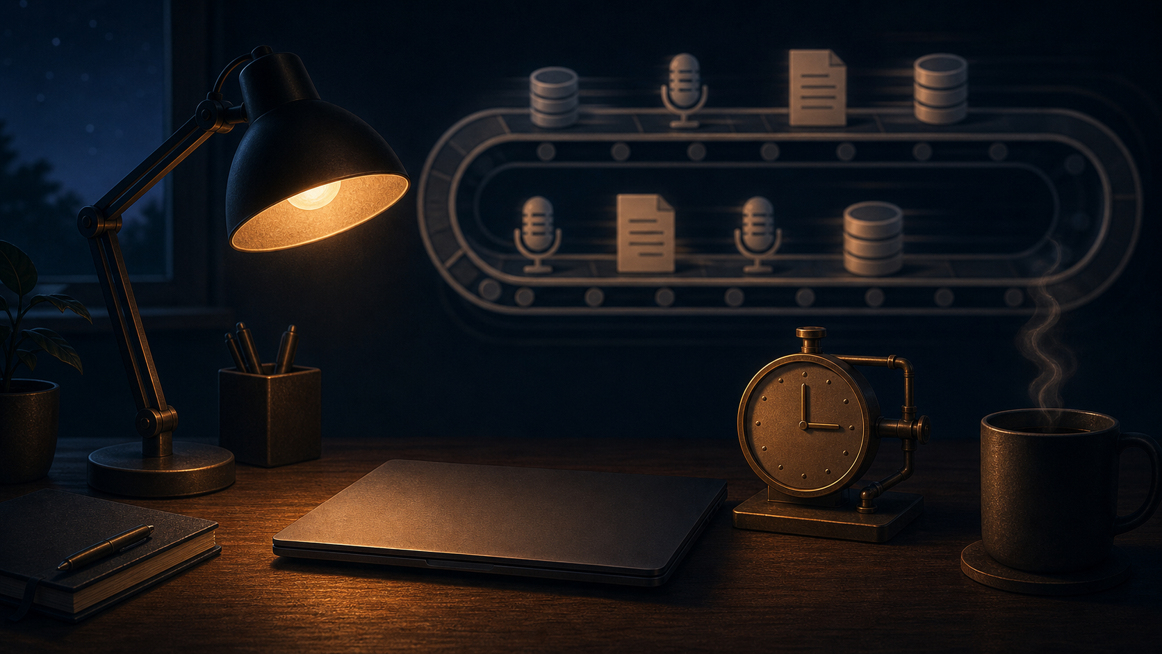 The question generator, the cron job, and shipping it locally