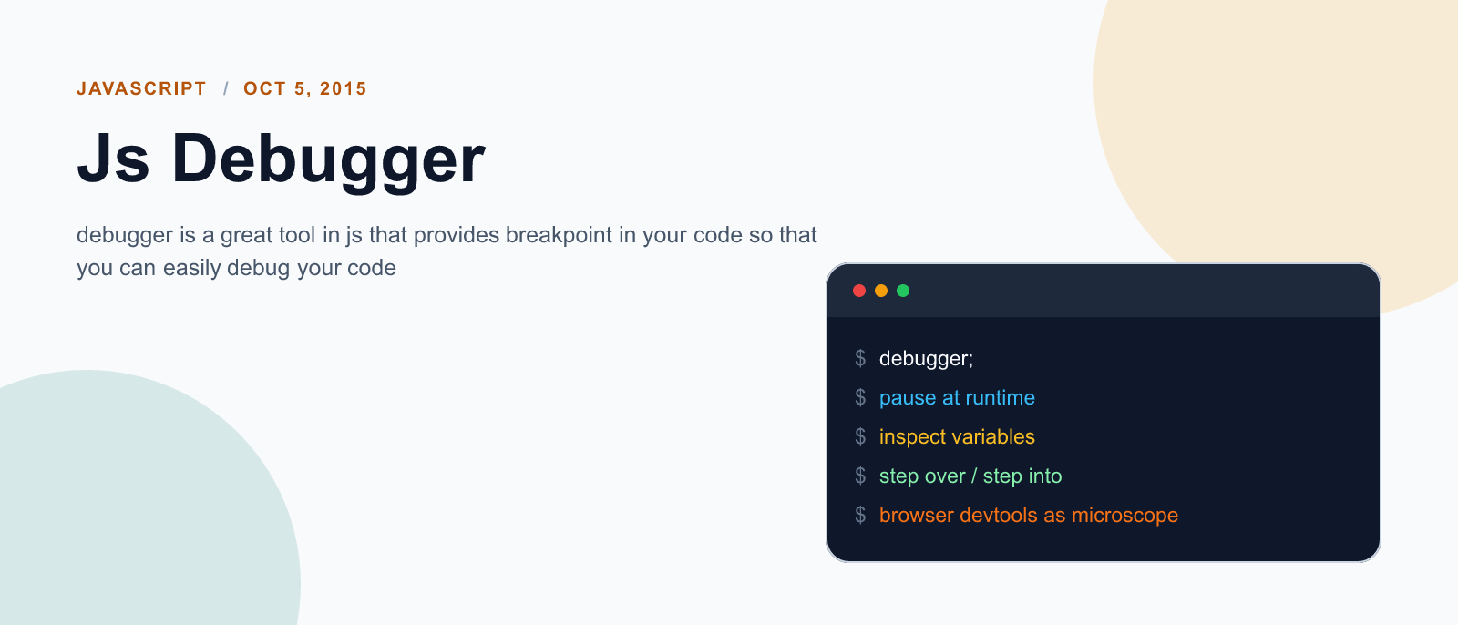 Js Debugger